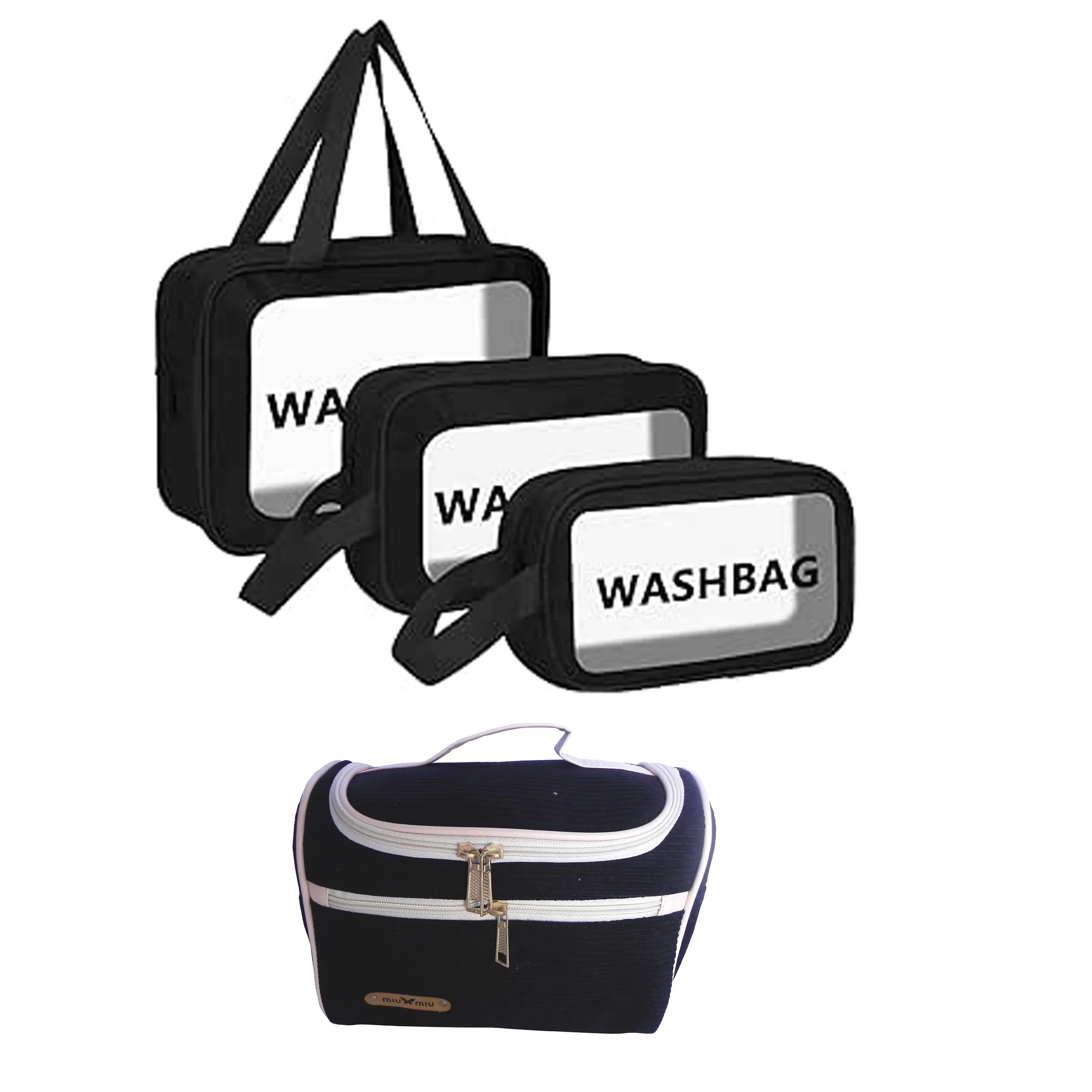 نظم دهنده ساک و چمدان سفری کد 00831 بسته 4 عددی