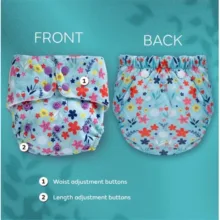 شورت آموزشی کودک مایلو مدل Floral Spring