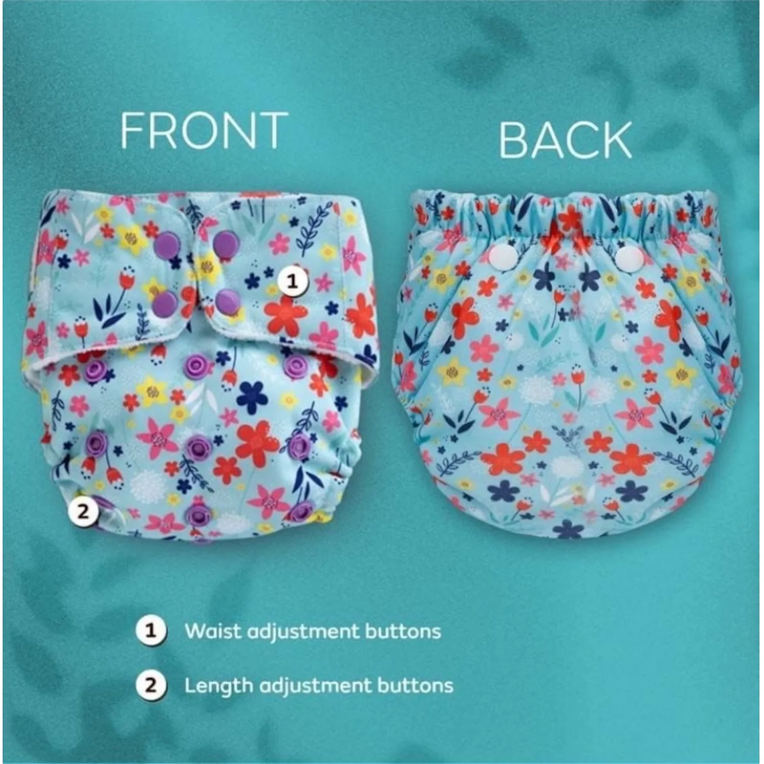 شورت آموزشی کودک مایلو مدل Floral Spring