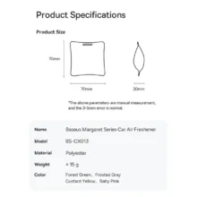 خوشبو کننده خودرو بیسوس مدل Margaret Series