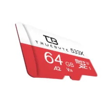 کارت حافظه microSD XC تروبایت مدل 533X-A2- V30 کلاس 10 استاندارد UHS-I U3 ظرفیت 64 گیگابایت