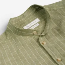 پیراهن آستین بلند یقه ایستاده مردانه کروم مدل 2510122