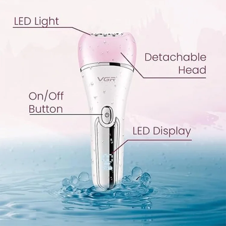 ست اصلاح موی بدن بانوان وی جی ار مدل V-733