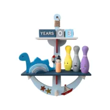 شلف دیواری اتاق کودک طرح ملوان مدل MKids53