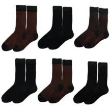 جوراب ساق بلند مردانه ال سون مدل ژاکارد کد PH1076 مجموعه 6 عددی