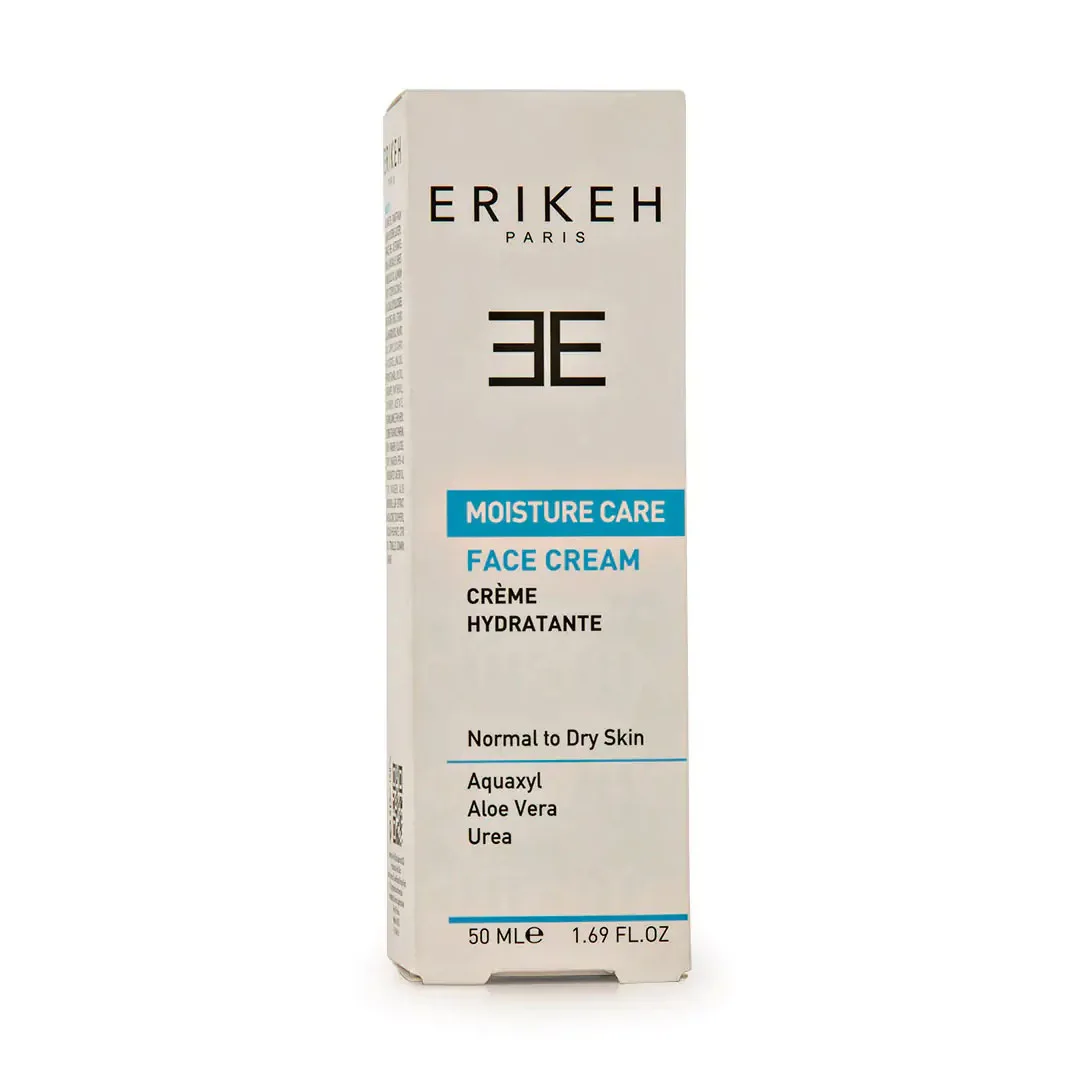 کرم مرطوب کننده و آبرسان صورت اریکه سری Moisture Care مناسب پوست خشک تا نرمال حجم 50 میلی لیتر