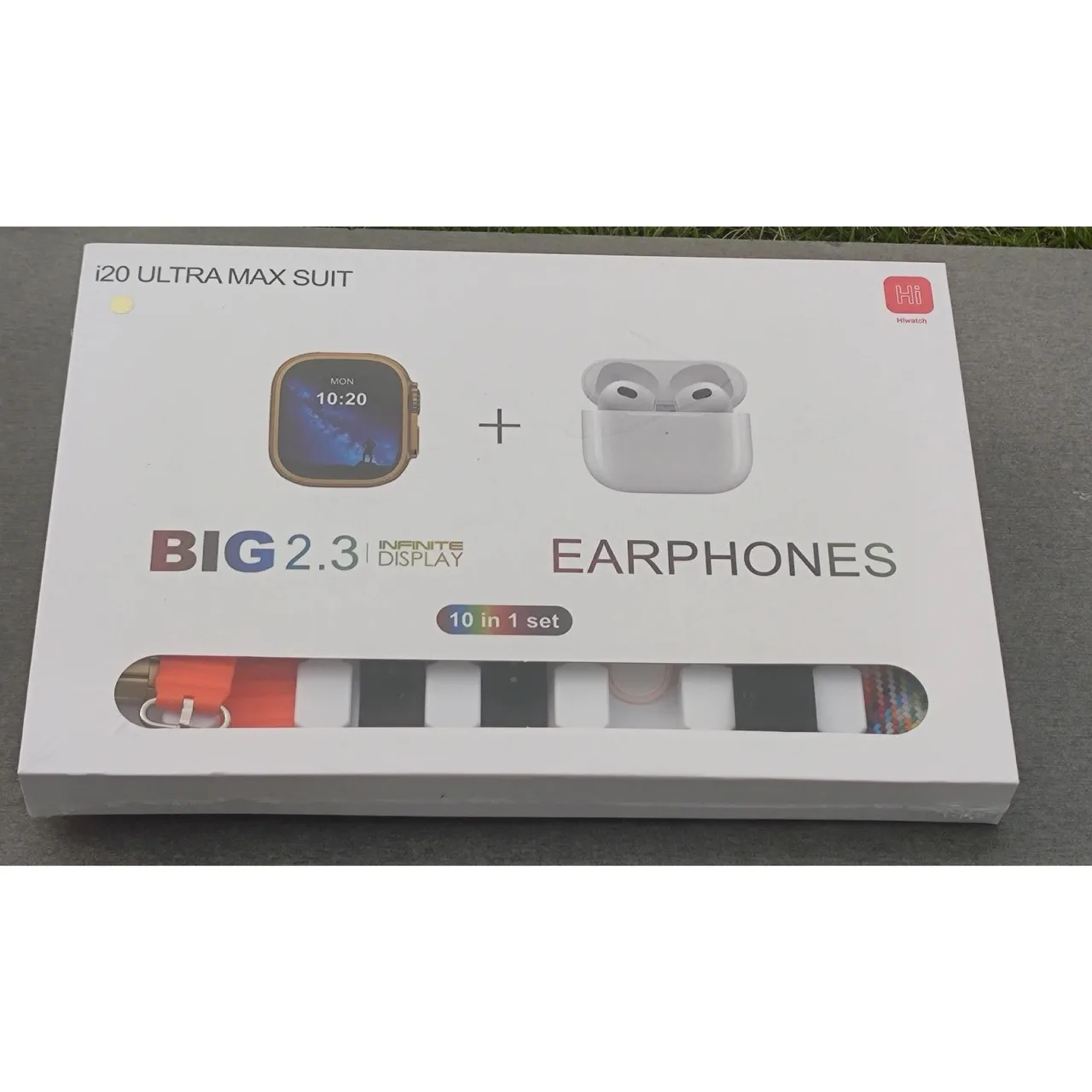 ساعت هوشمند مدل Airpods Pro 2 + i20 ULTRA به همراه هدفون