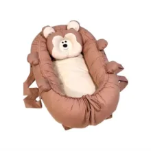 تشک غلت گیر نوزاد مدل گارددار خرسی مجموعه دو عددی