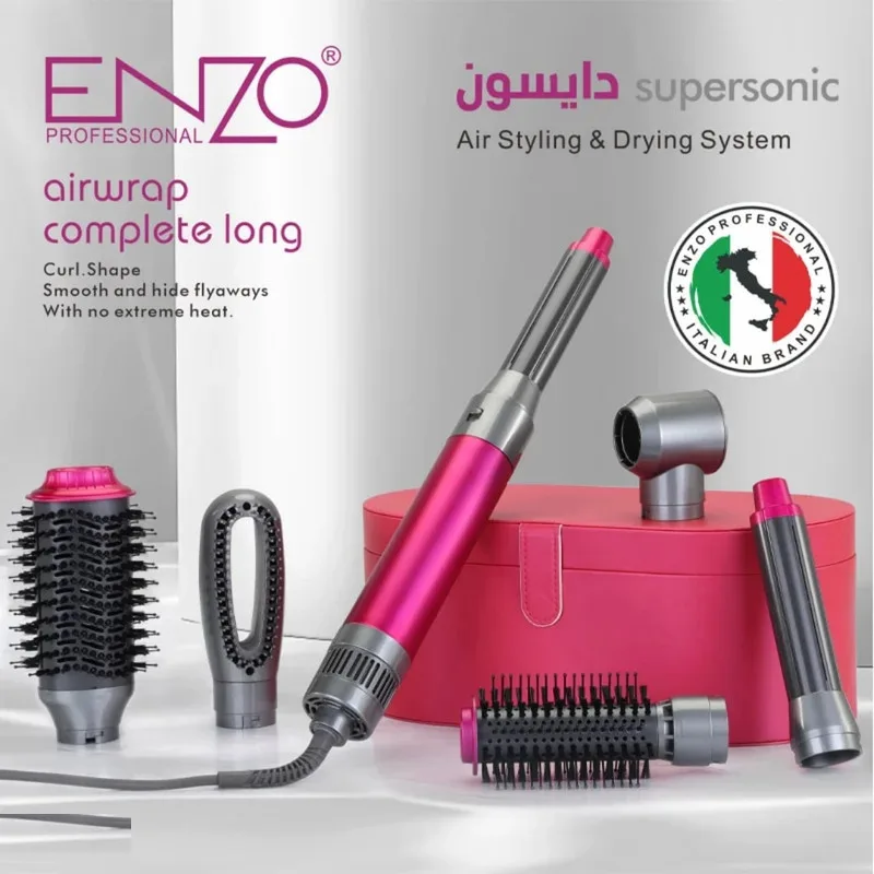 سشوار برس دار حالت دهنده انزو پروفیشینال مدل EN-4133