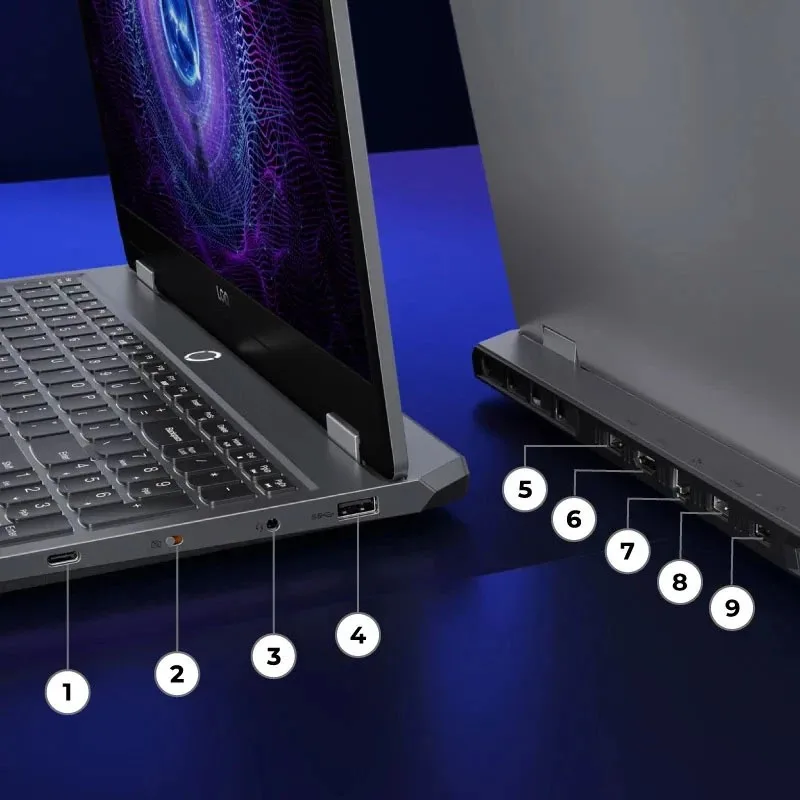 لپ تاپ 15.6 اینچی لنوو مدل LOQ 15IAX9-i5 12600HX-24GB DDR5-512GB SSD-RTX3050-FHD - کاستوم شده