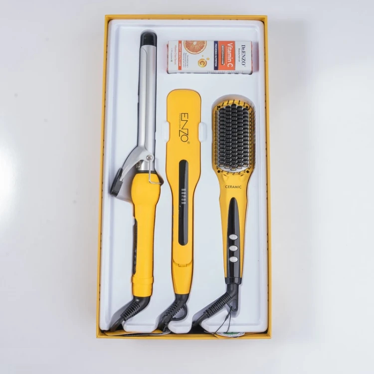 ست حالت دهنده مو انزو پروفیشینال کد EN-3955 بسته 3 عددی