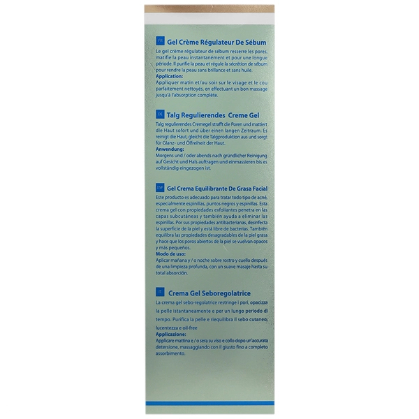 کرم ژل آنژسل مدل متعادل کننده چربی حجم 40 میلی لیتر