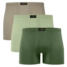 شورت پادار مردانه آریان نخ باف مدل 1412 بسته 3 عددی