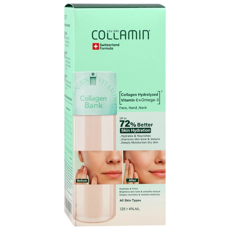 کرم مرطوب کننده کلامین بانک مدل Coll حجم 125 میلی لیتر