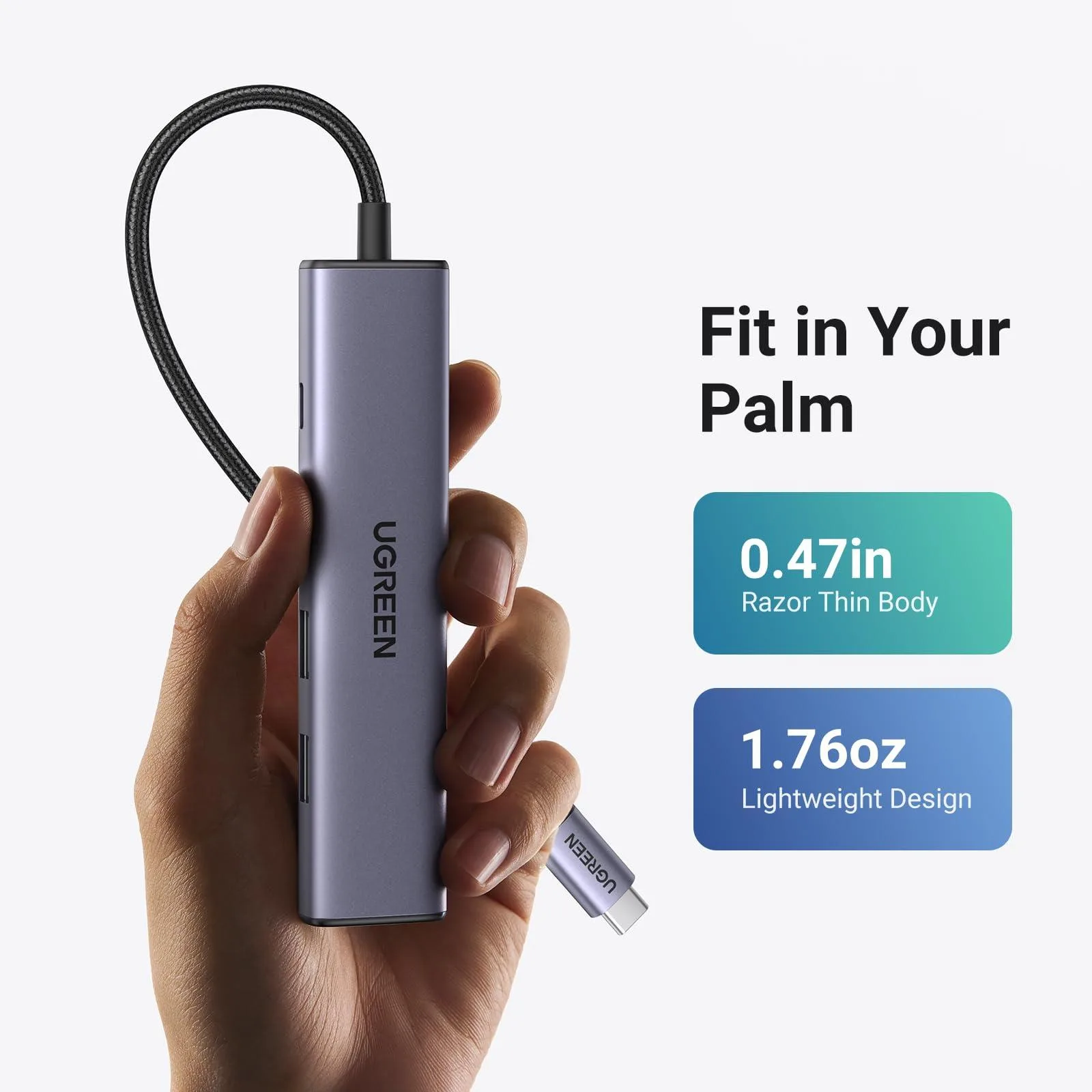هاب 5 پورت USB-C یوگرین مدل CM136-50209