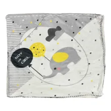 پتو کودک مدل دور پیچ سایز 85x85 سانتی متر