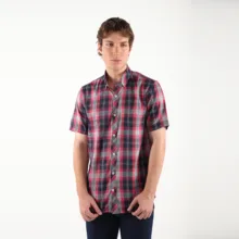 پیراهن آستین کوتاه یقه برگردان مردانه پاتن جامه مدل 04MR8091