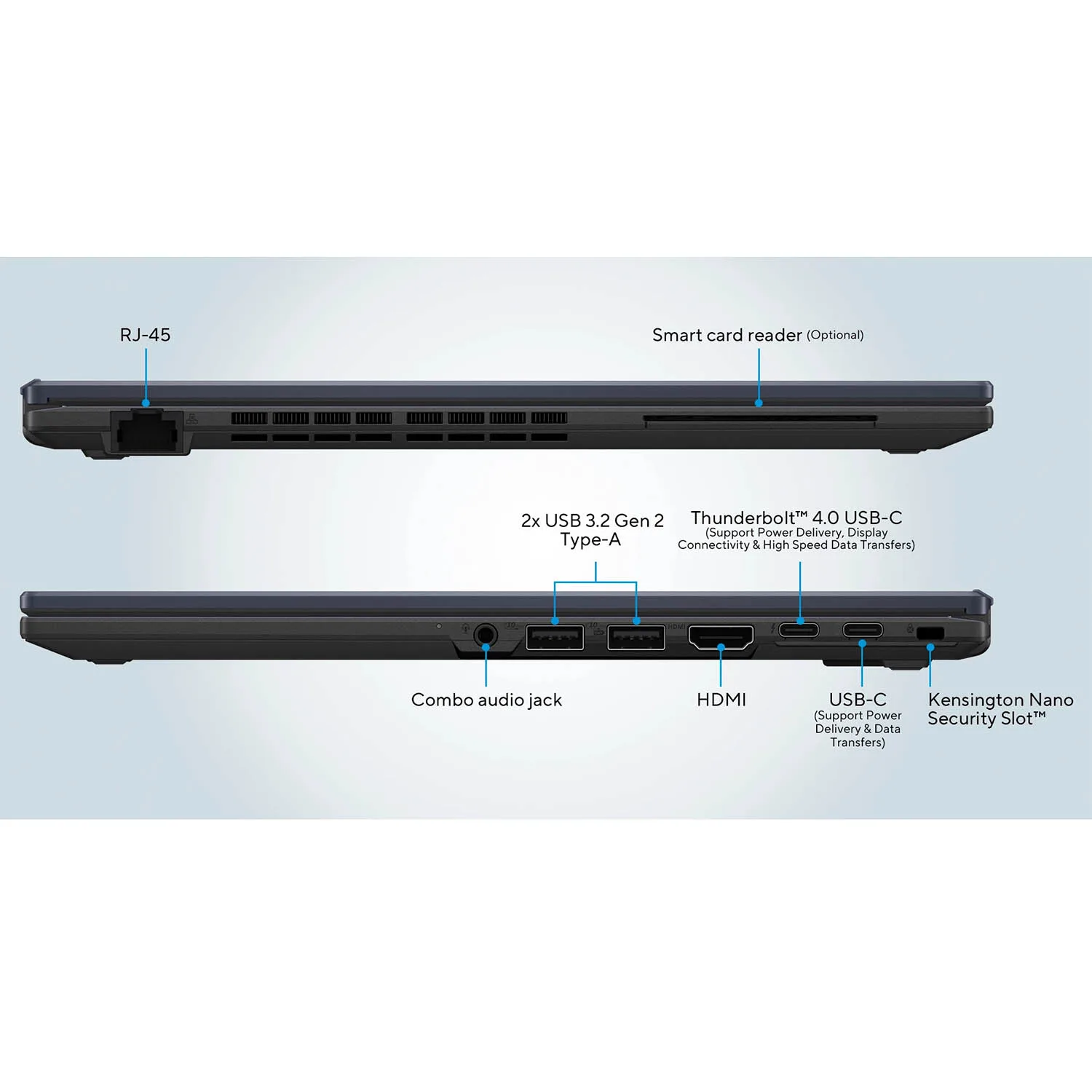 لپ تاپ 16 اینچی ایسوس مدل Expertbook B3 B3604CVF-I716512B8D-i7 1355U-16GB DDR5 4800Mhz-1TB SSD-RTX2050 4GB-IPS-Backlit - کاستوم شده