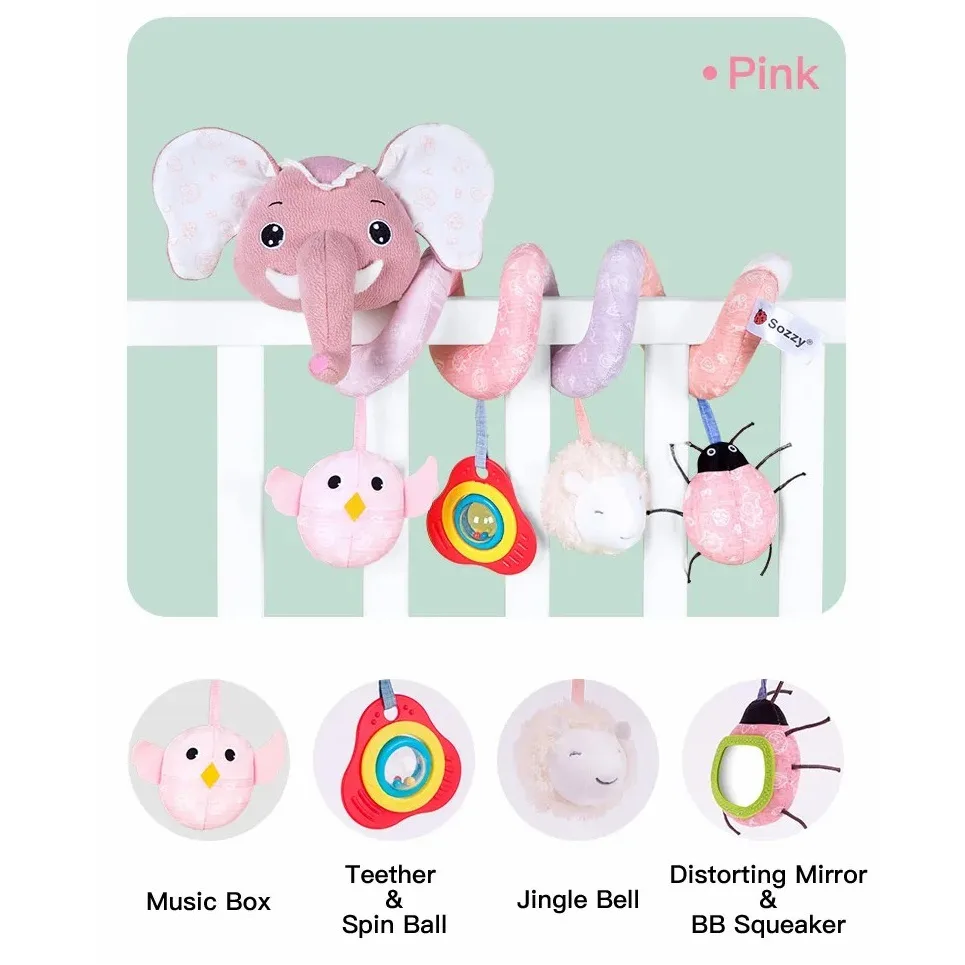 آویز تخت کودک سوزی مدل WLTH21-868 طرح فیل