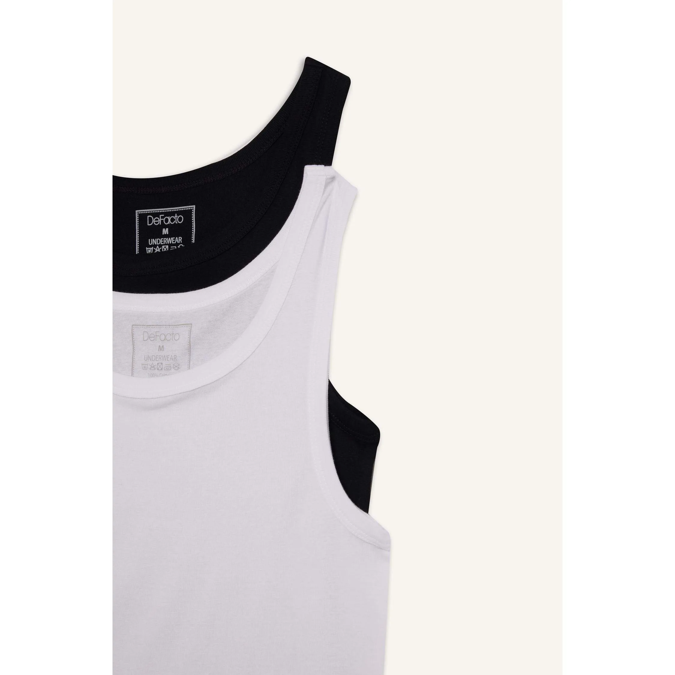 زیرپوش رکابی مردانه دفکتو مدل 056BK27 مجموعه 2 عددی