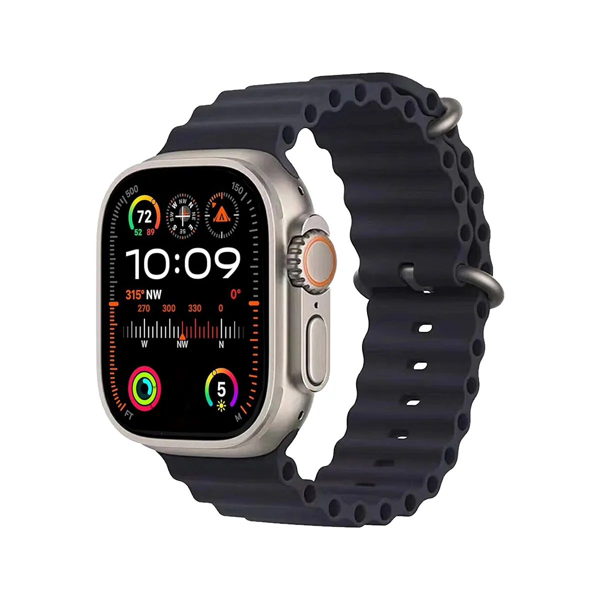 ساعت هوشمند اسمارت تایم مدل RS9 MAC دارای قابلیت‌های صفحه نمایش رنگی و لمسی، کنترل موسیقی با بند پارچه ای