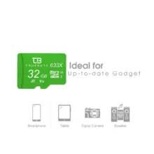 کارت حافظه microSDHC تروبایت مدل A1-V30-633X کلاس 10 استاندارد UHS-I U3 سرعت UHS-I U3 سرعت 95MBps ظرفیت 32 گیگابایت به همراه آداپتور SD و کارت خوان