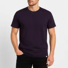 تی شرت آستین کوتاه مردانه باینت مدل 373-25 رنگ بادمجانی