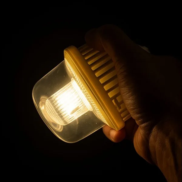 چراغ اضطراری مدل شارژی خورشیدی HB-V50 با نور چند رنگ