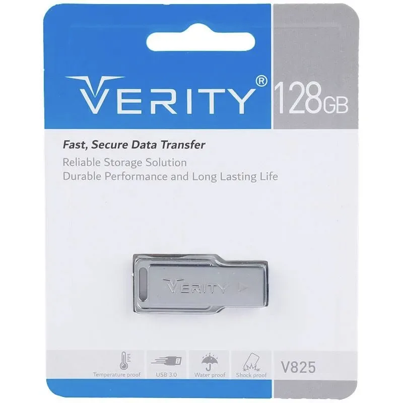 فلش مموری وریتی مدل V825 ظرفیت 128 گیگابایت با رابط USB 3.0