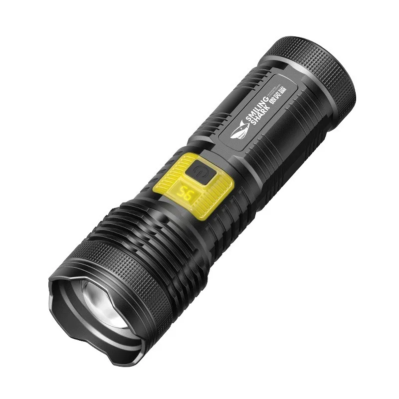 چراغ قوه دستی اسمایلینگ شارک مدل SD-7184-M60 با نور مهتابی