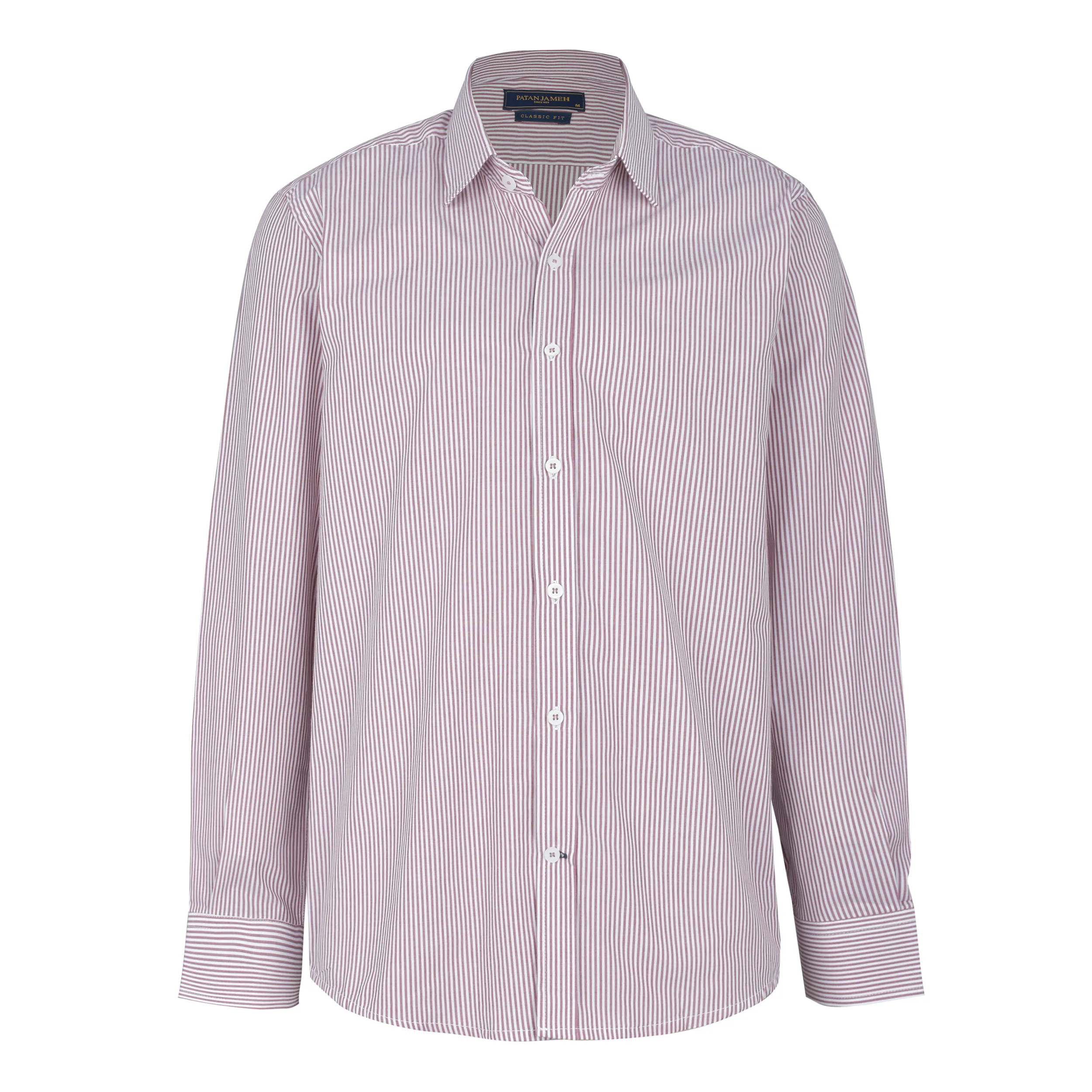 پیراهن آستین بلند یقه برگردان مردانه پاتن جامه مدل 04MC8528