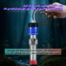 چراغ قوه دستی اسمایلینگ شارک مدل SD-7173 با نور مهتابی