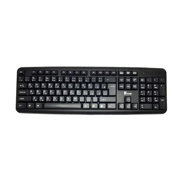 کیبورد و ماوس یوکام مدل 2860، سوئیچ ممبران، Full-size