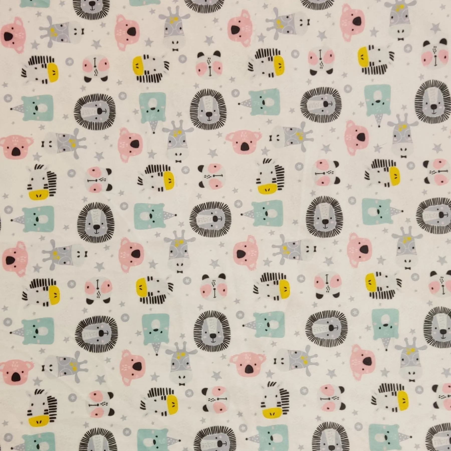 پتو نوزاد مادرکر مدل حیوانات سایز 80x80 سانتی متر