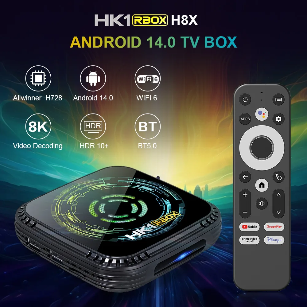 اندرویدباکس اچکی1 مدل RBOX H8X