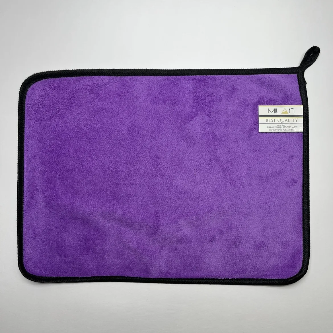 دستمال نظافت خودرو میلان مدل سوپر میکروفایبر پلاس بسته 4 عددی