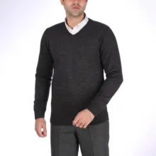 پلیور مردانه تریکو پاییزان مدل P700 ملانژ