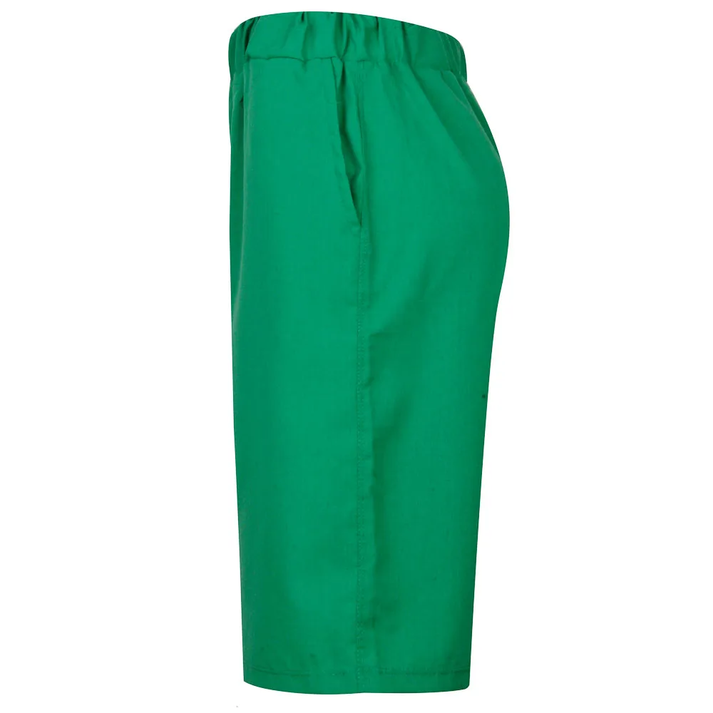 شلوارک مردانه مدل نخی لنین کد 268004712 رنگ سبز