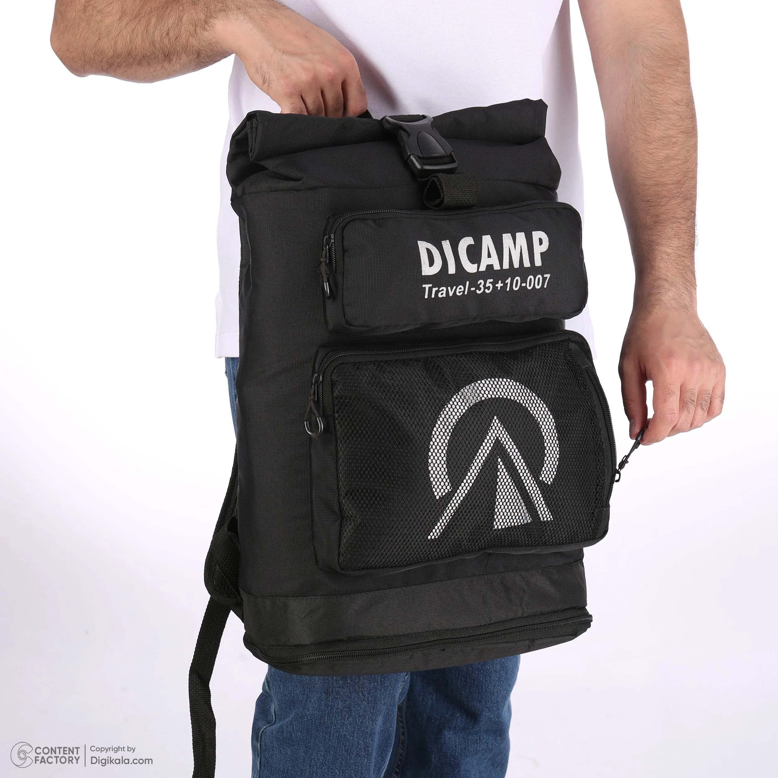 کوله پشتی سفری دیکمپ مدل TRAVEL-35+10-007