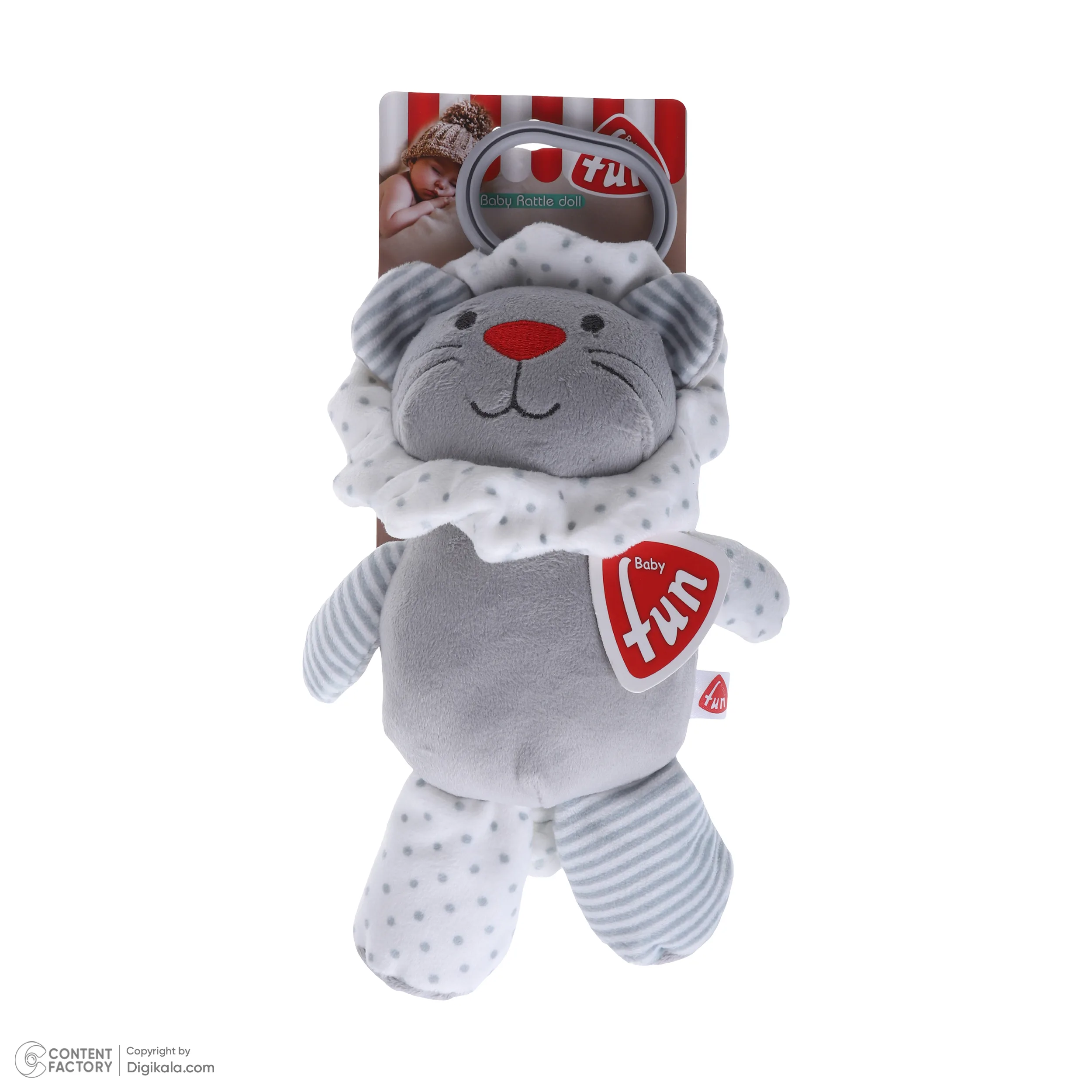 آویز تخت کودک بیبی فان مدل شیر موزیکال