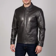 کت چرم مردانه چرمیران مدل کینگ