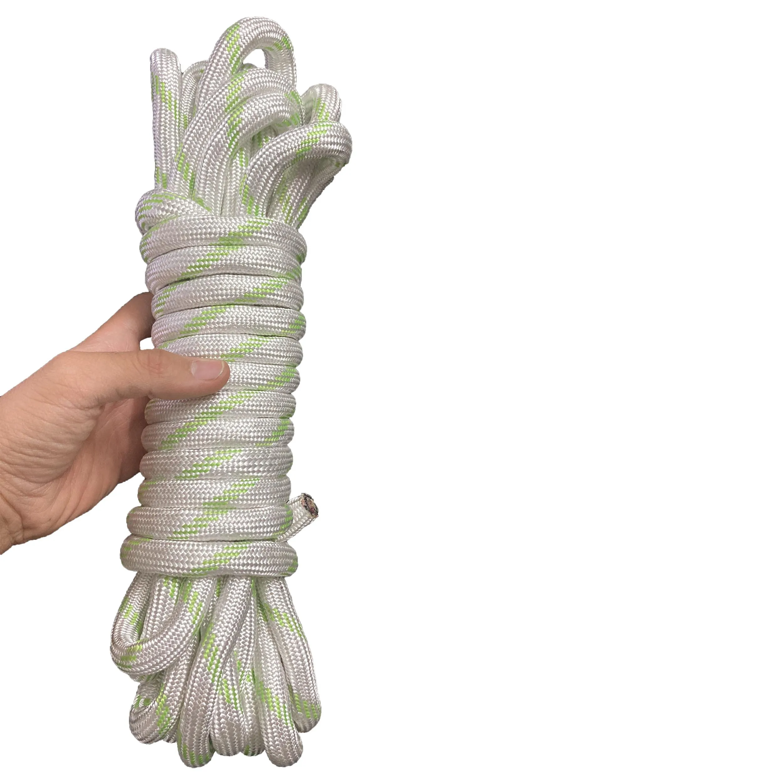 طناب صخره نوردی مدل ابریشمی کد GRWH-13mm طول 10 متر