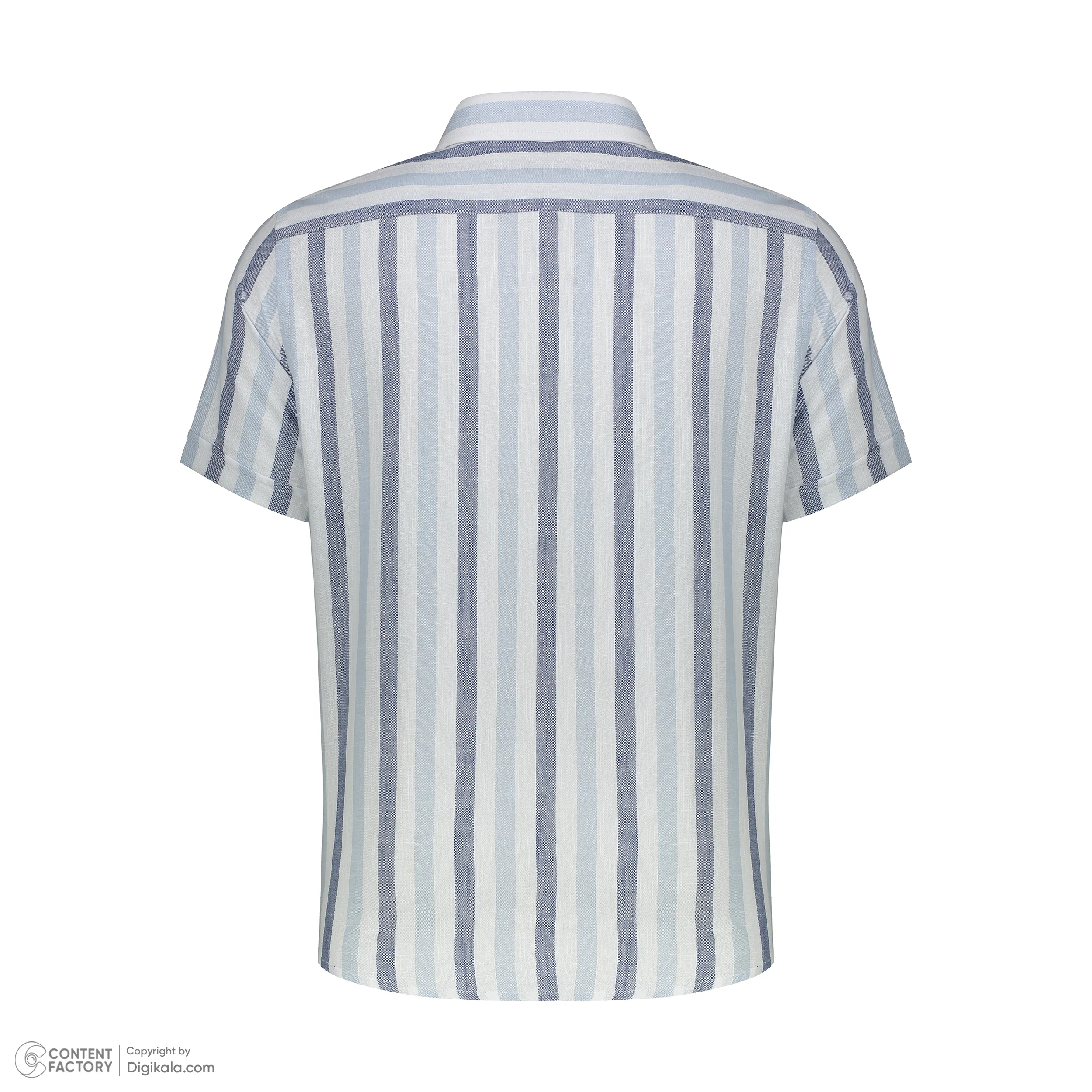 پیراهن آستین کوتاه یقه برگردان مردانه پاتن جامه مدل 04MC8028