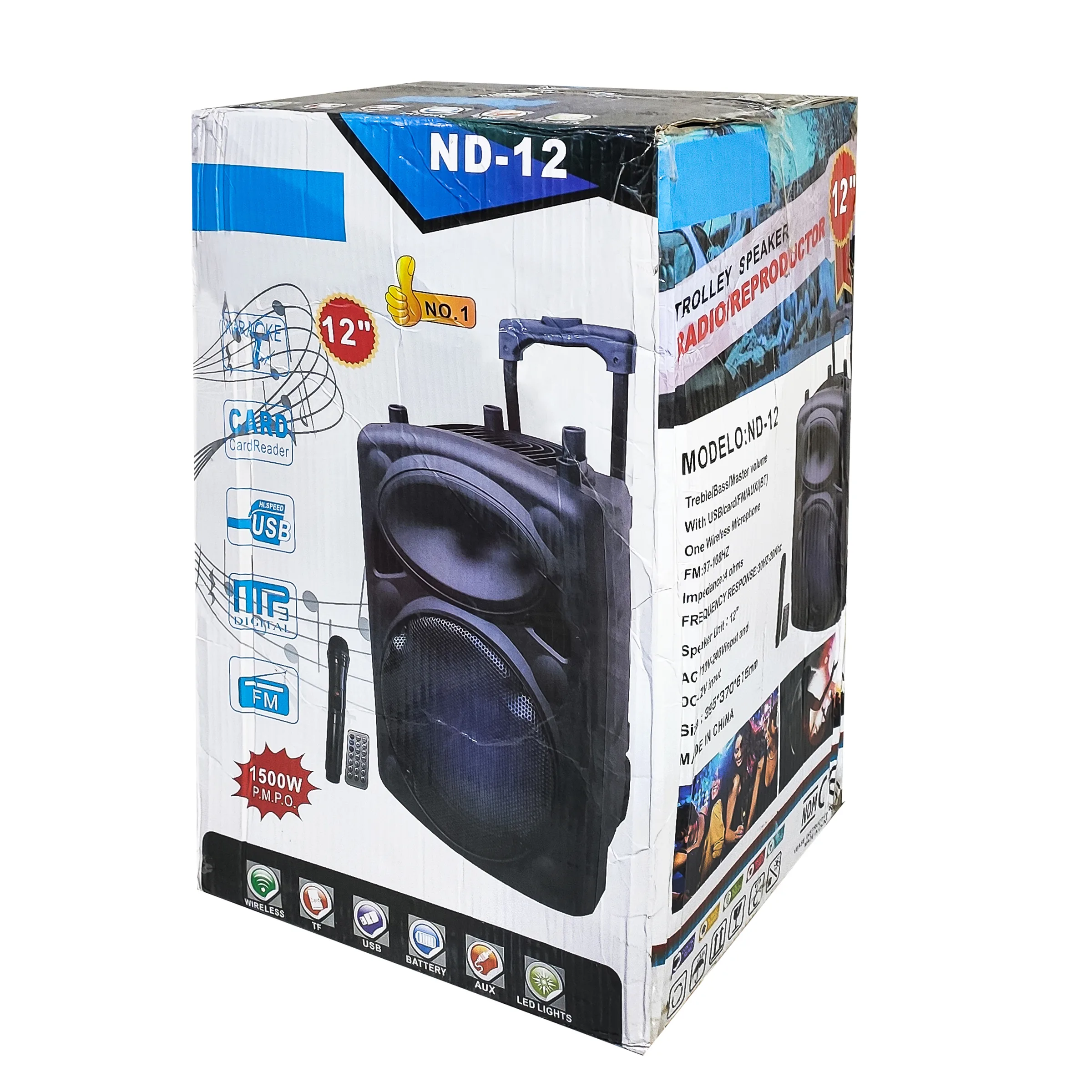 اسپیکر بلوتوثی قابل حمل مدل ND-12