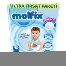 پوشک بچه مولفیکس مدل چسبی سایز 4 بسته 100 عددی