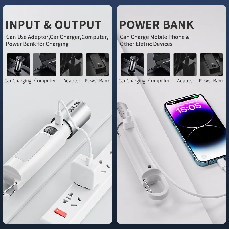چراغ قوه دستی اسمایلینگ شارک مدل SD1019