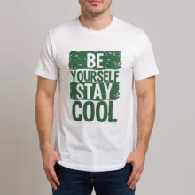 تی شرت لانگ مردانه باینت مدل 762-2 رنگ شیری