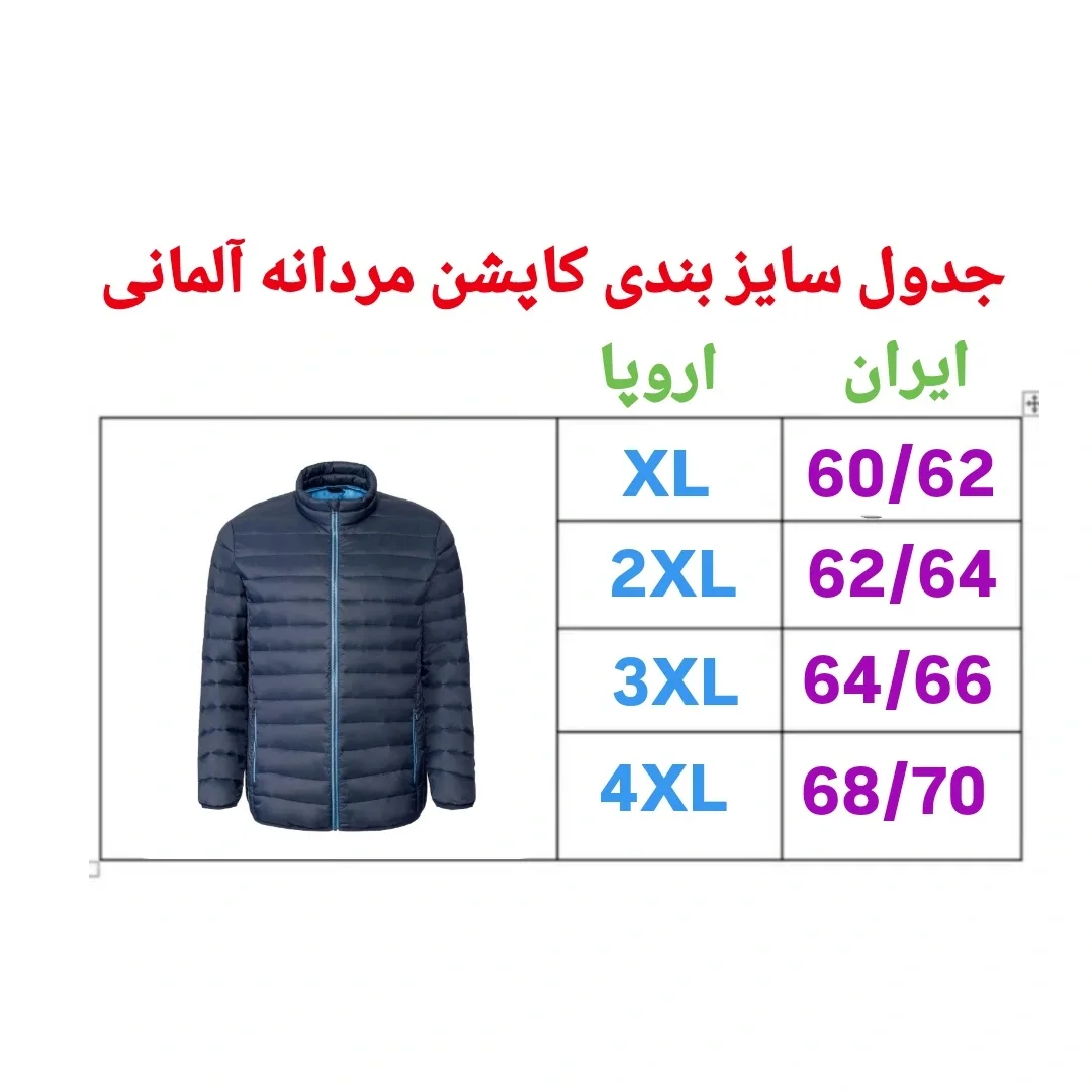 کاپشن مردانه مدل LL70000