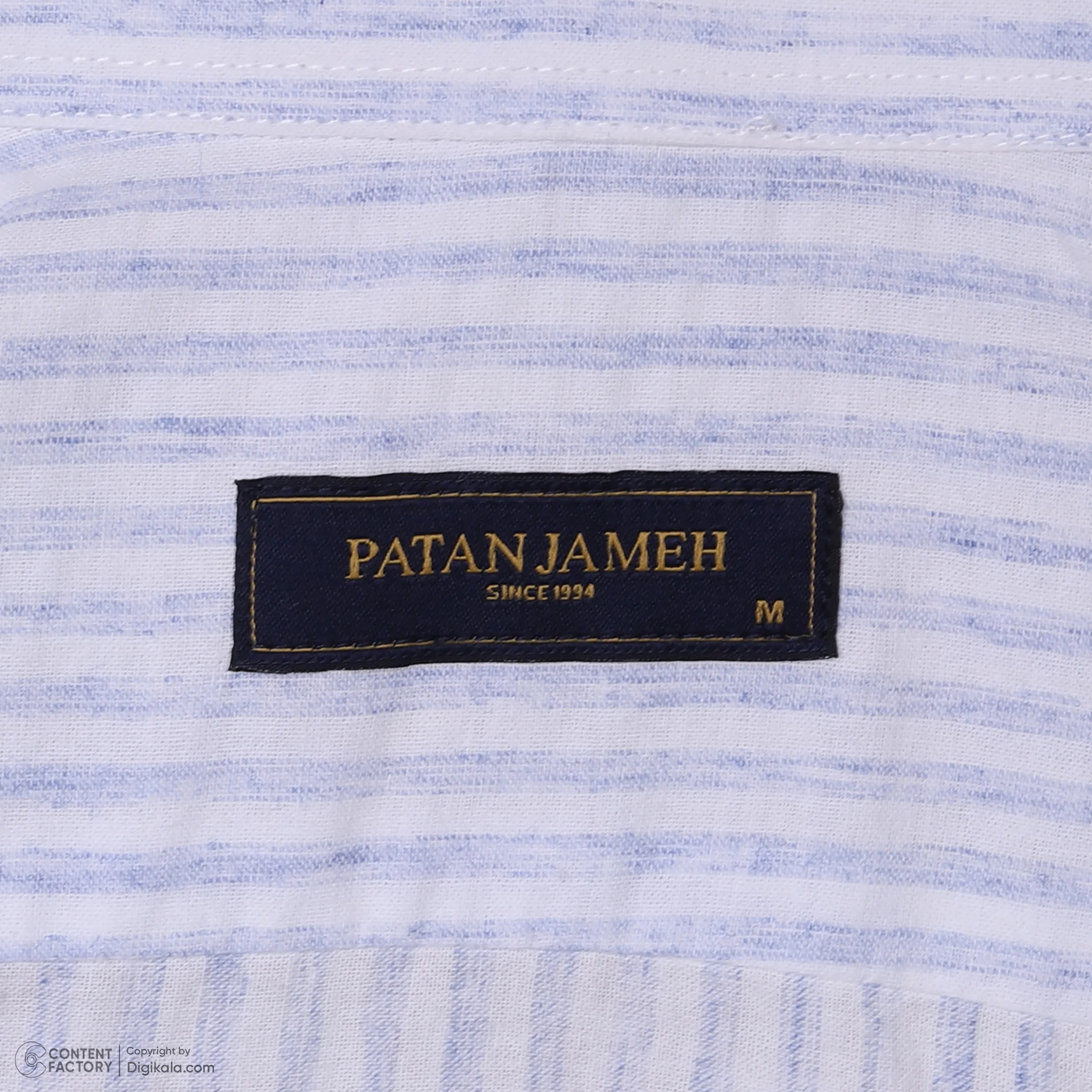 پیراهن آستین کوتاه یقه برگردان مردانه پاتن جامه مدل 04MC8113