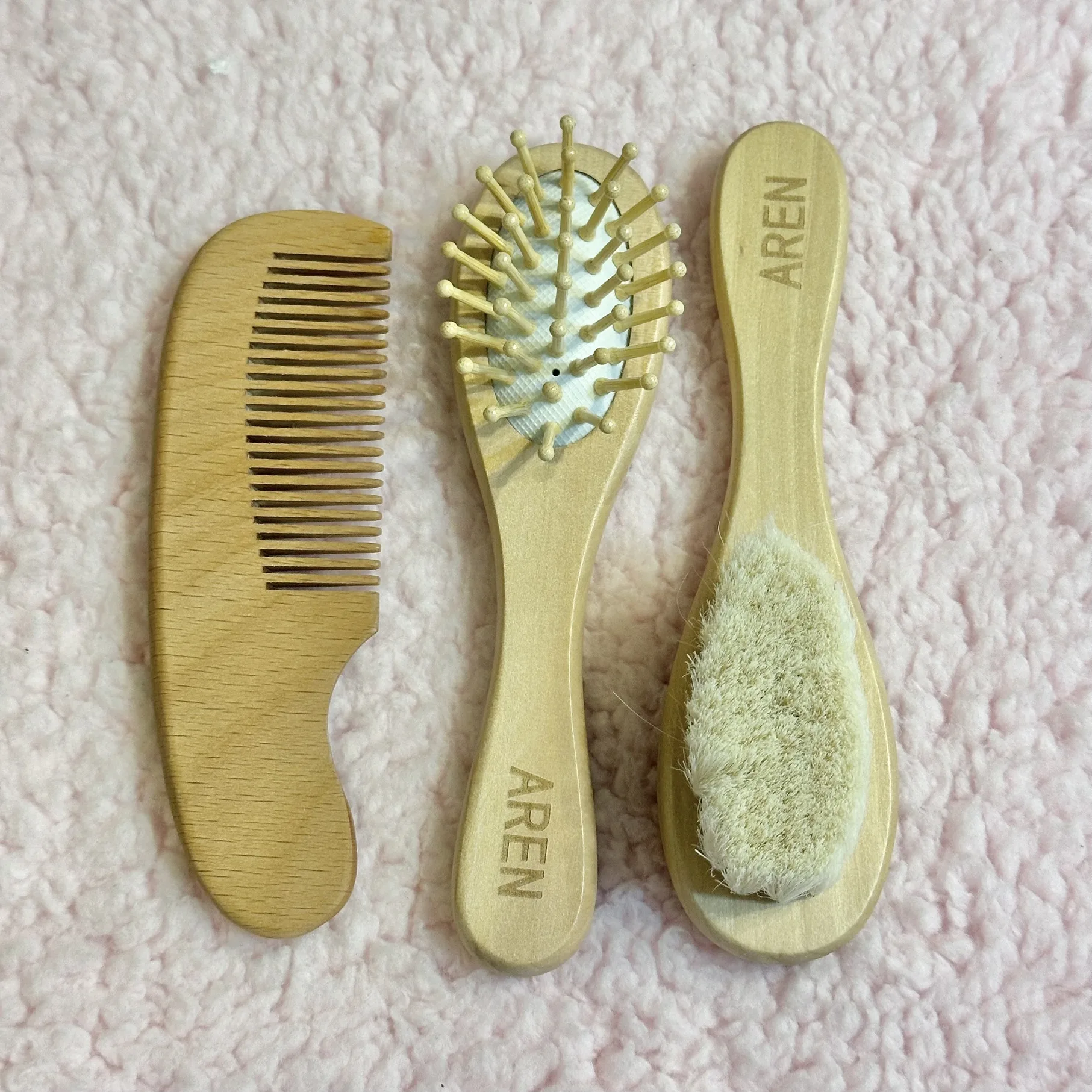 ست شانه و برس کودک آرن مدل 10001 مجموعه 3 عددی